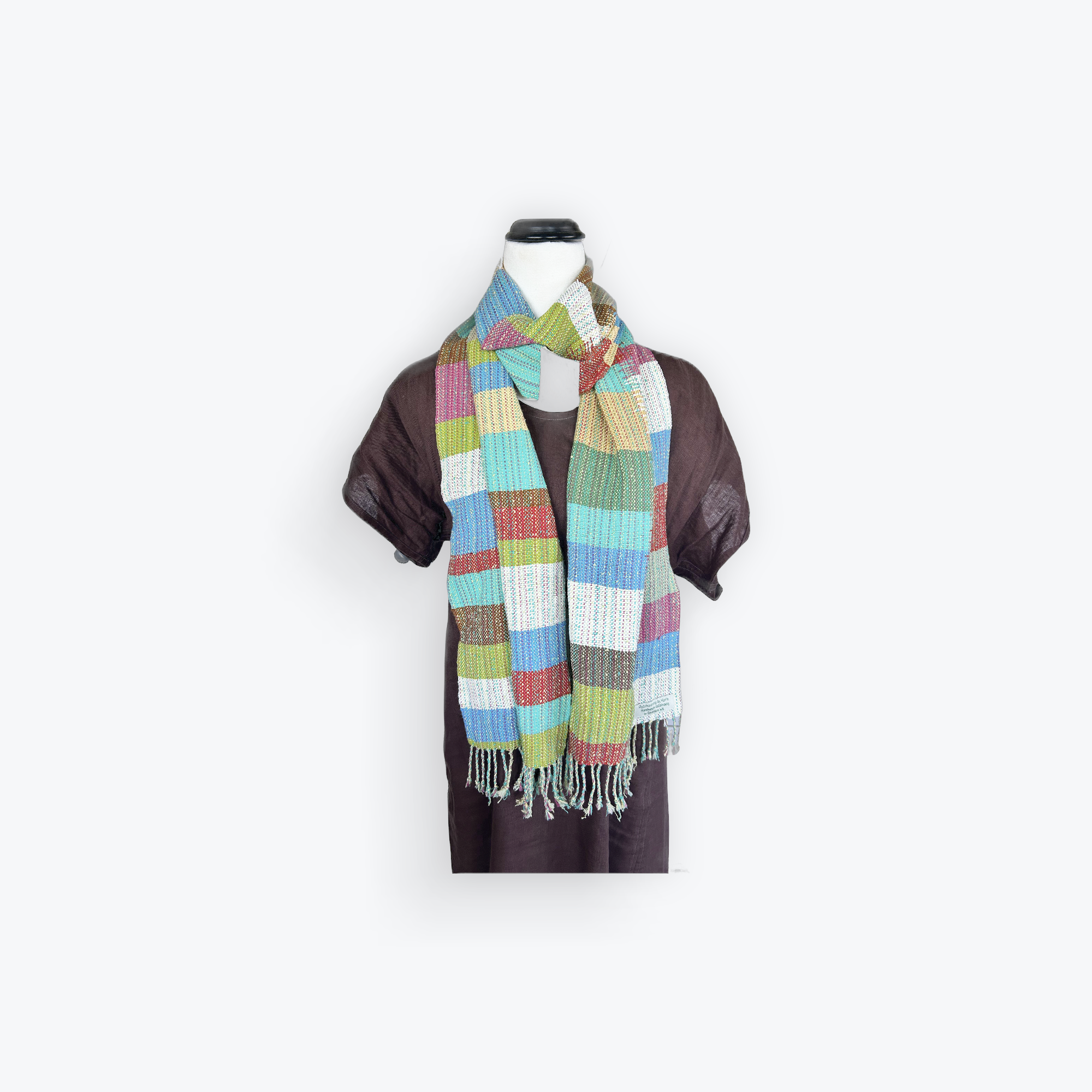 Handwoven cotton scarf